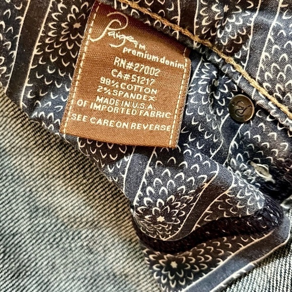 PAIGE Laurel Canyon Low Rise Bootcut Jeans Size 27 Y2K - Picture 9 of 15